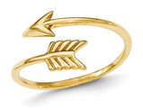 Ladies 14K Yellow Gold Arrow Ring